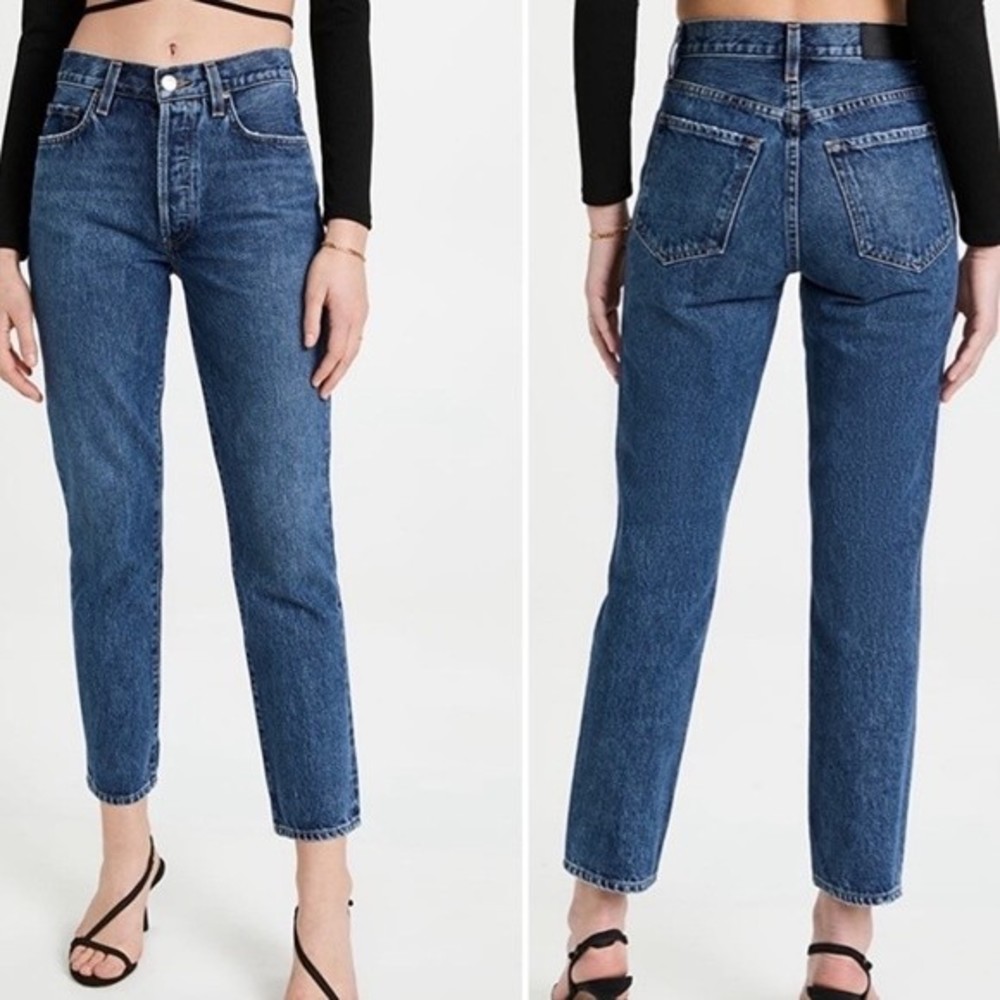 Goldsign Harper High Rise Ankle Crop Jeans 27